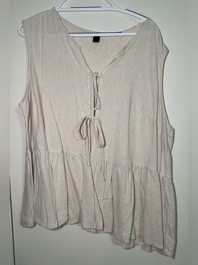 SHEIN Curve Tie-Front Tank